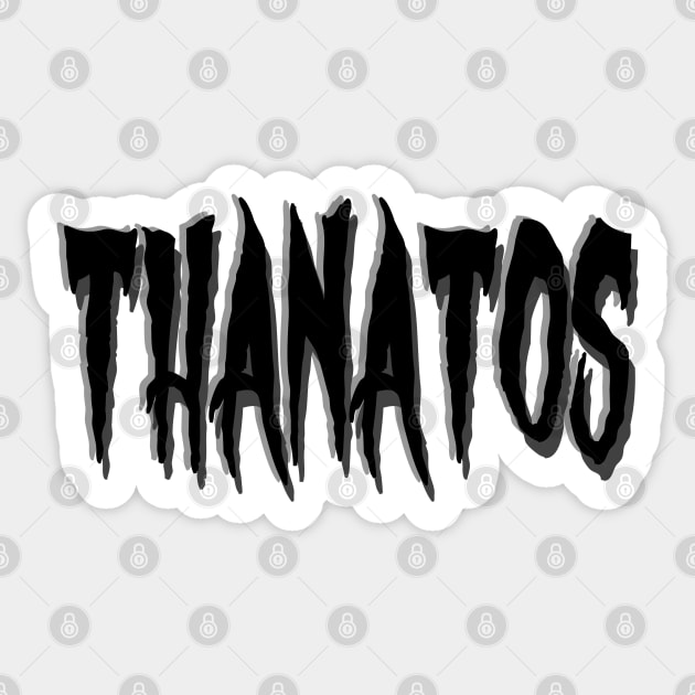 Thanatos Sticker by stefy